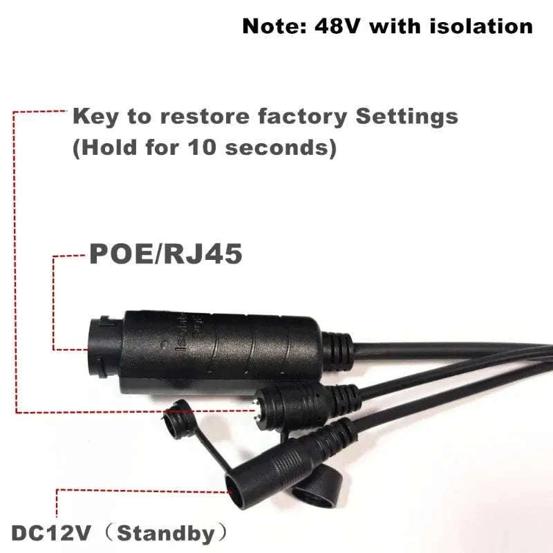 5MP POE IP Network Bullet Camera with Human Detection-12V / 16mm