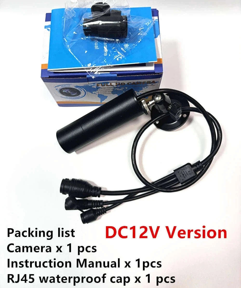 5MP POE Mini Bullet Security Camera with Smart Detection-WIFI Version / 4mm lens 90 Angle