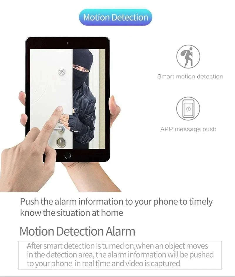 5MP WiFi Dome Security Camera with Night Vision & Motion Alerts-5MP Camera Add 128G / UK Plug / 8mm