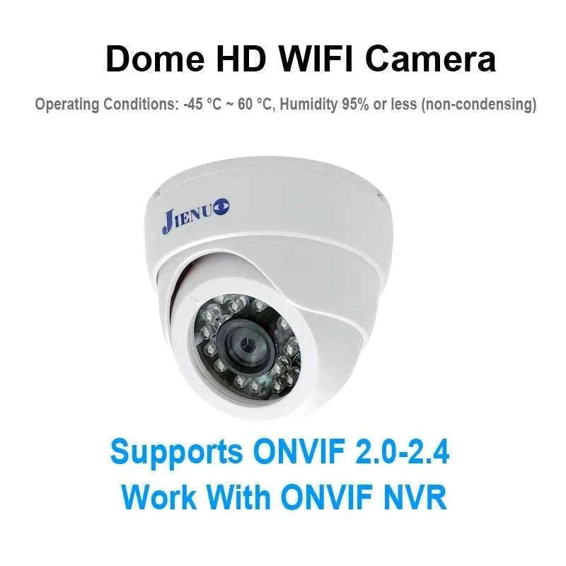 5MP WiFi Dome Security Camera with Night Vision & Motion Alerts-5MP Camera Add 128G / UK Plug / 8mm