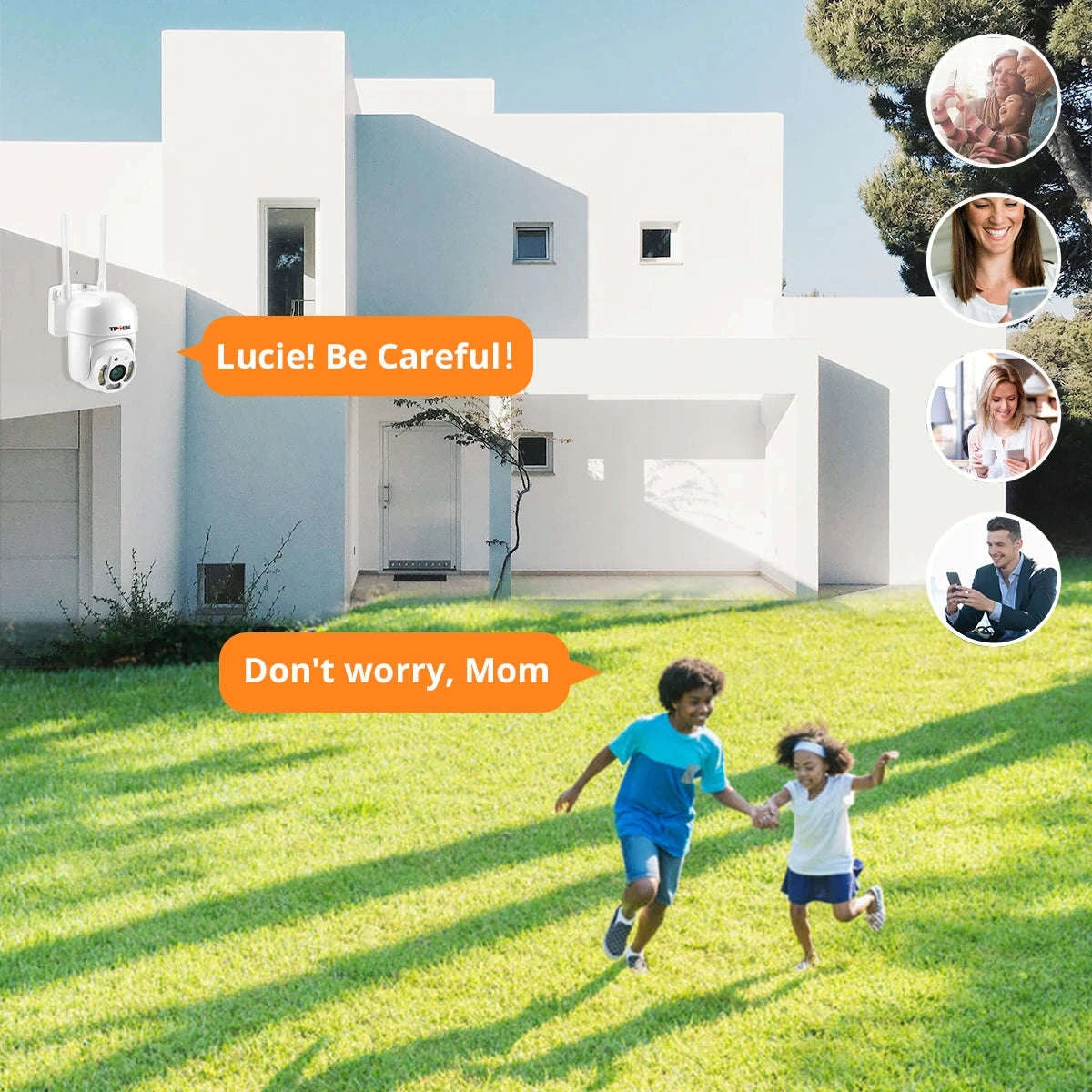 5MP WiFi PTZ Security Camera with AI Detection & Color Night Vision-5MP 32G TF Card / US Plug