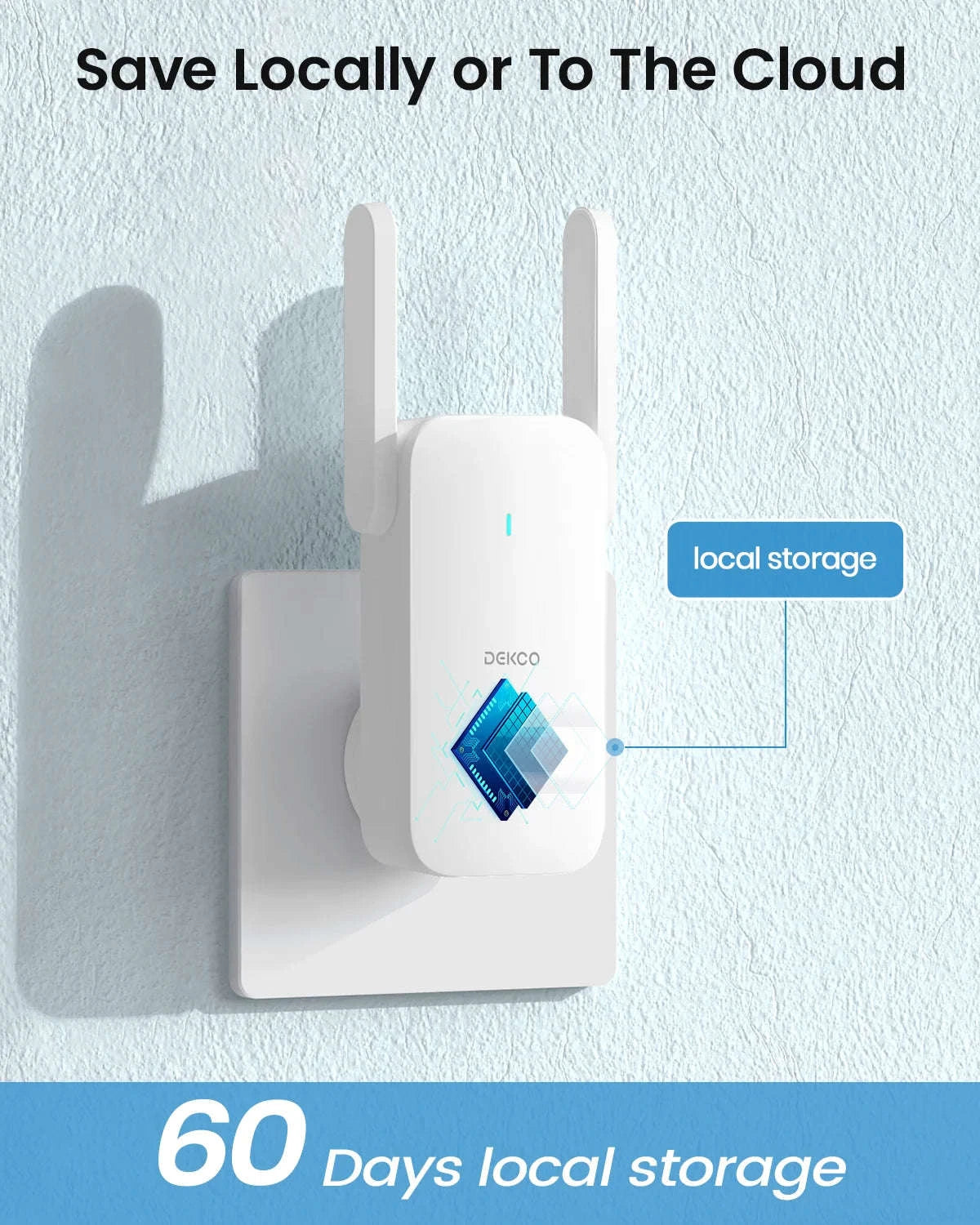 5MP WiFi Video Doorbell with Motion Detection and Two-Way Audio-black / US Plug / United States