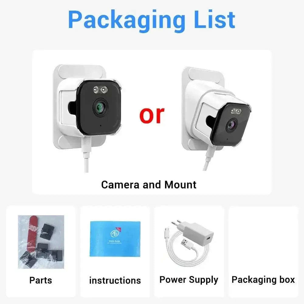 5MP Window Security Camera with 5GHz WiFi & Color Night Vision-1PCS 5MP Camera / US Plug / China Mainland
