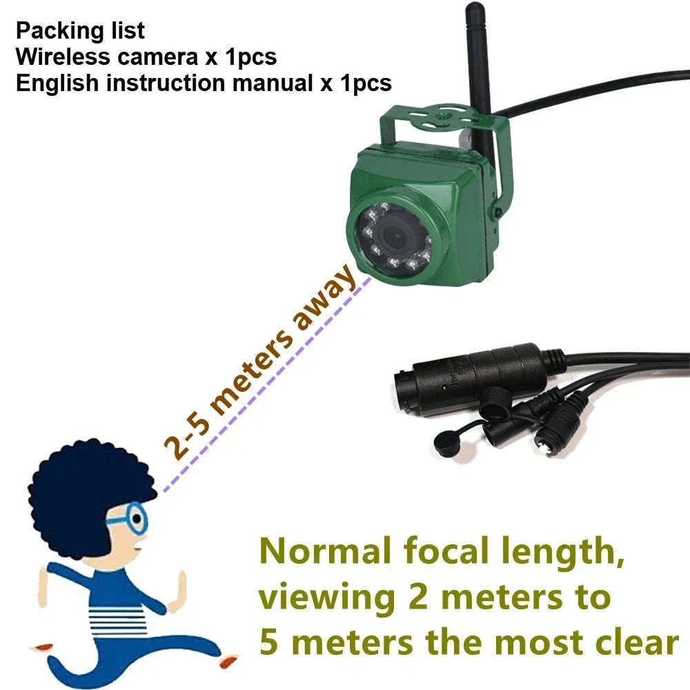 5MP Wireless Outdoor Security Camera with Motion Detection-5MP WIFI POE / 2.8mm