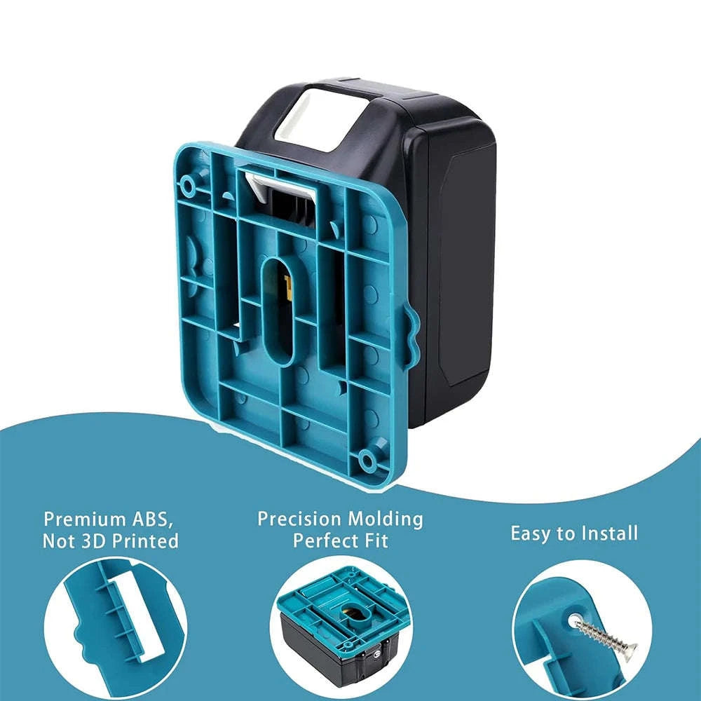 5PCS 18V Battery and Tool Holder Wall Mount Rack-Model B / China Mainland
