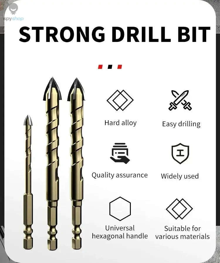 5pcs/7pcs Tile Drill Bit Set 3–12mm-5PCs