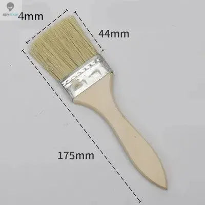 5pcs Paint Brush Wooden Handle BBQ Brush 1/2/4/5/6 Inch Soft Hair Painting Brushes for Wall and Furniture Paint Tool Set