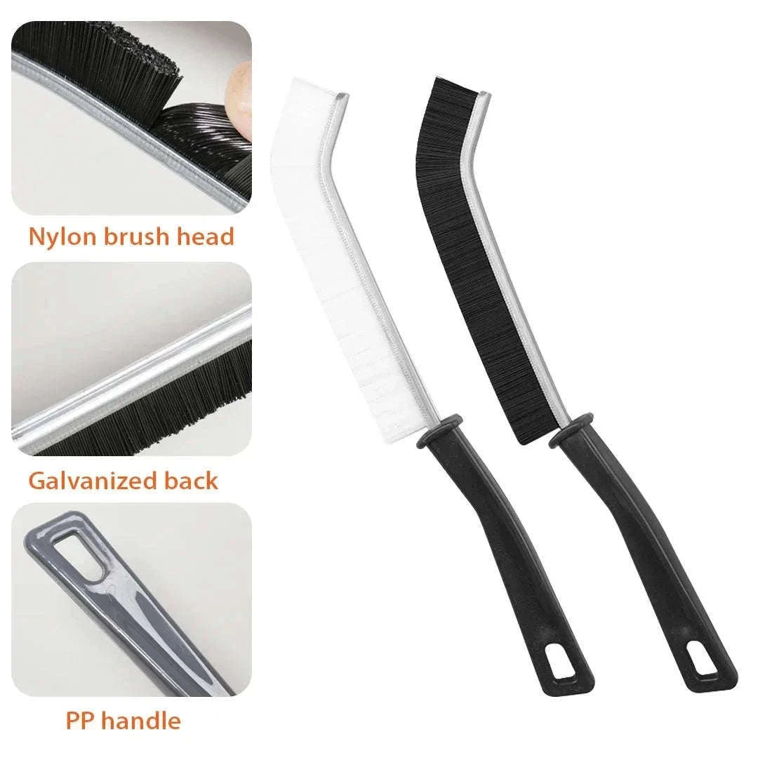 5PCS Crevice Cleaning Brush for Tile Grout and Tight Gaps-1PC