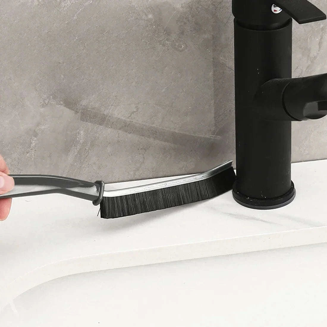 5PCS Crevice Cleaning Brush for Tile Grout and Tight Gaps-1PC