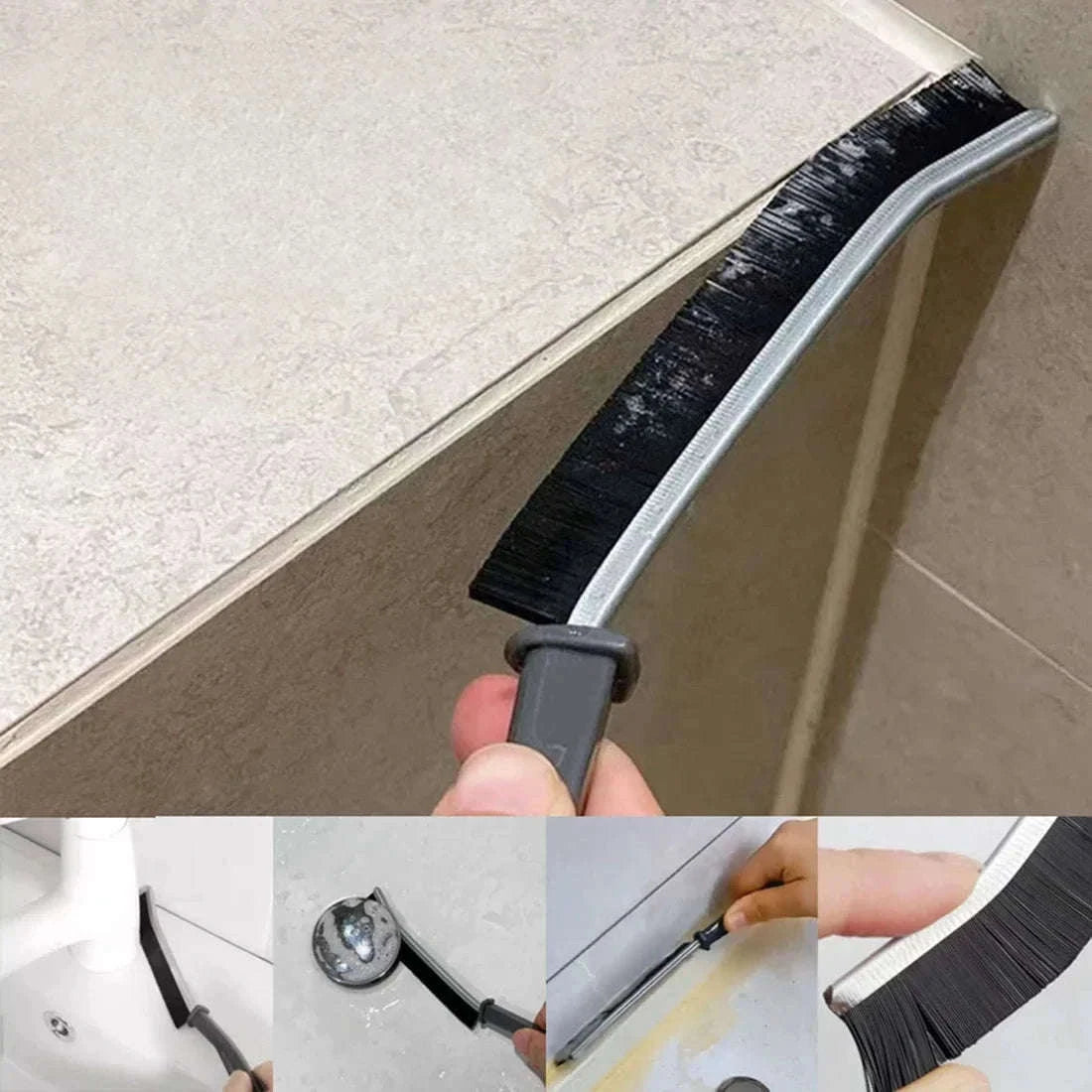 5PCS Crevice Cleaning Brush for Tile Grout and Tight Gaps-1PC