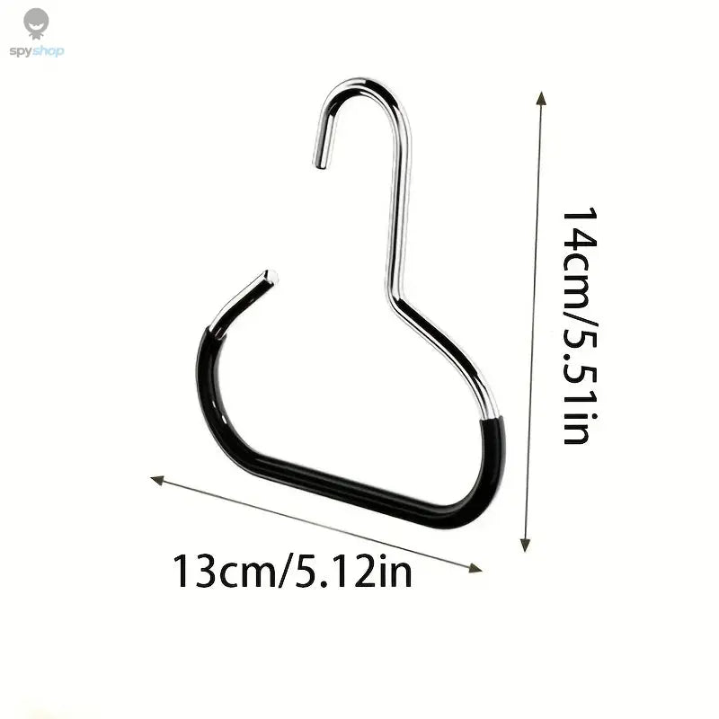 5pcsVersatile Manganese Steel Round Hook - Perfect for Hats, Ties, Scarves & Bags, Strong Load-Bearing, Non-Deformable