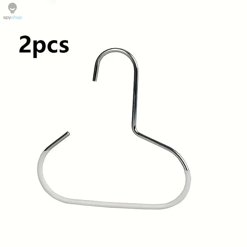 5pcsVersatile Manganese Steel Round Hook - Perfect for Hats, Ties, Scarves & Bags, Strong Load-Bearing, Non-Deformable