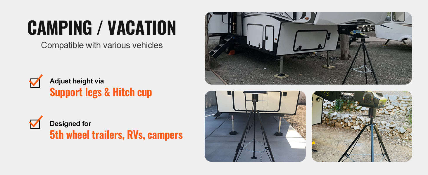 5th Wheel Tripod Stabilizer 5000 lbs Load Capacity-The fifth wheel / United States