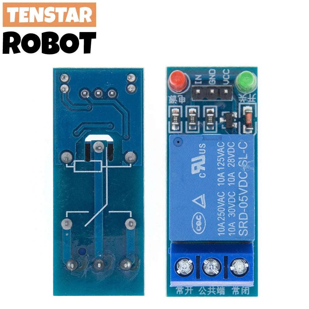 5V Relay Module with Optocoupler – 1/2/4/8 Channel Options-2CH