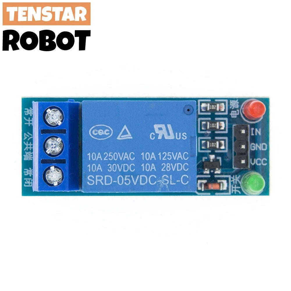 5V Relay Module with Optocoupler – 1/2/4/8 Channel Options-2CH