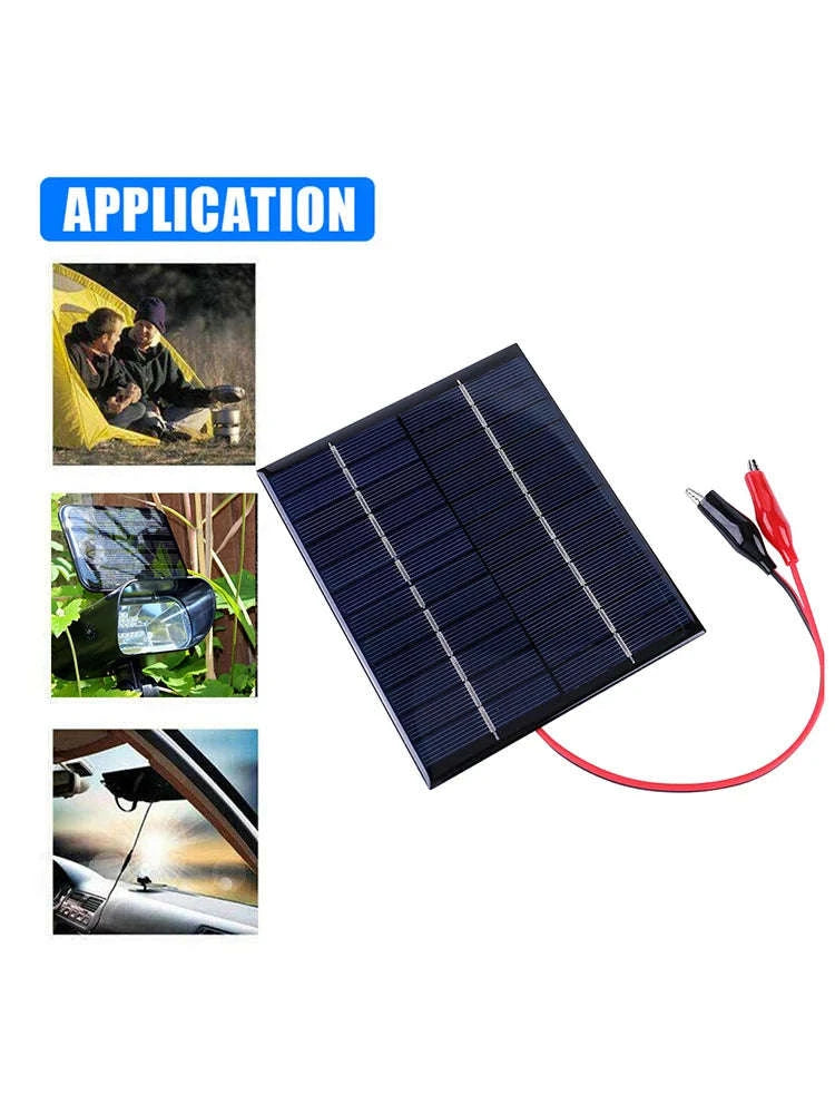 5W 12V Waterproof Mini Solar Panel Module-5W 12V / United States