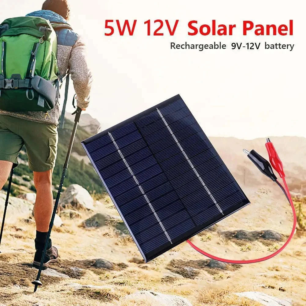 5W 12V Waterproof Mini Solar Panel Module-5W 12V / United States