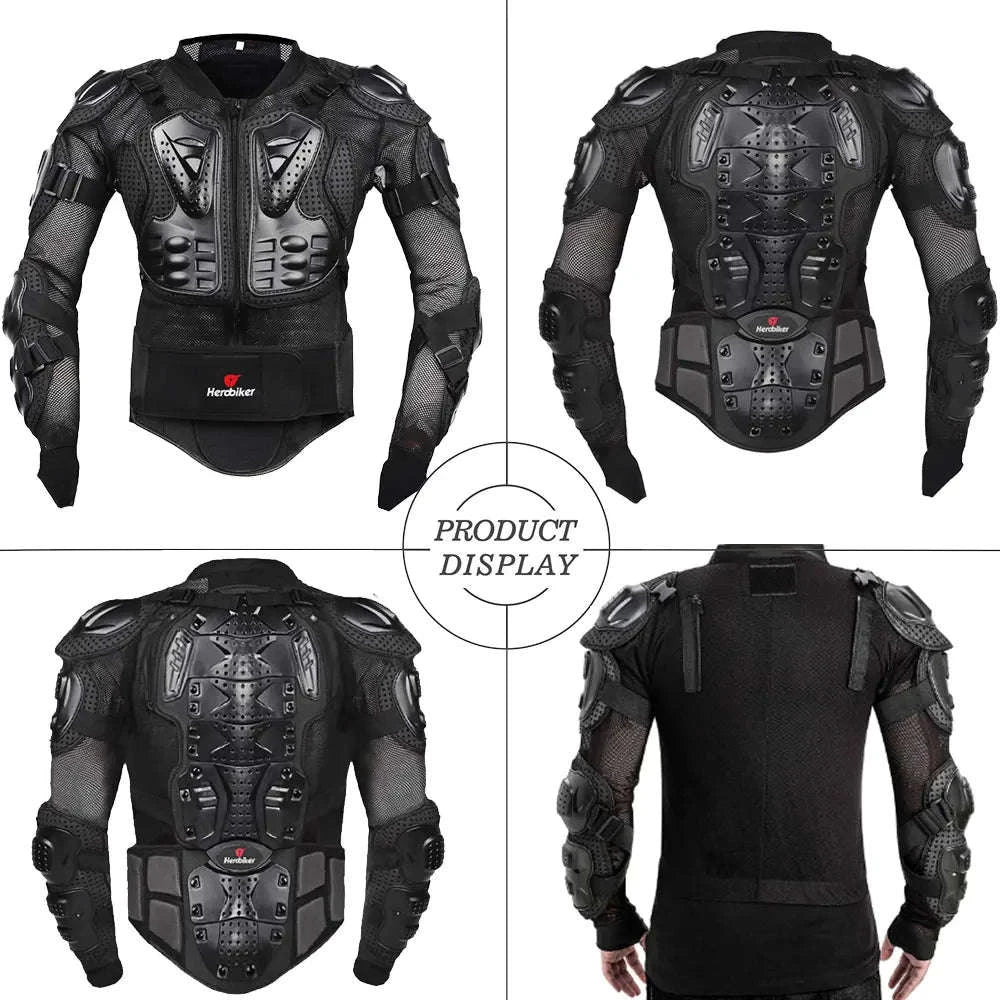 5XL Motorcycle Armor Jacket for Full Body Protection-Long Pants / S