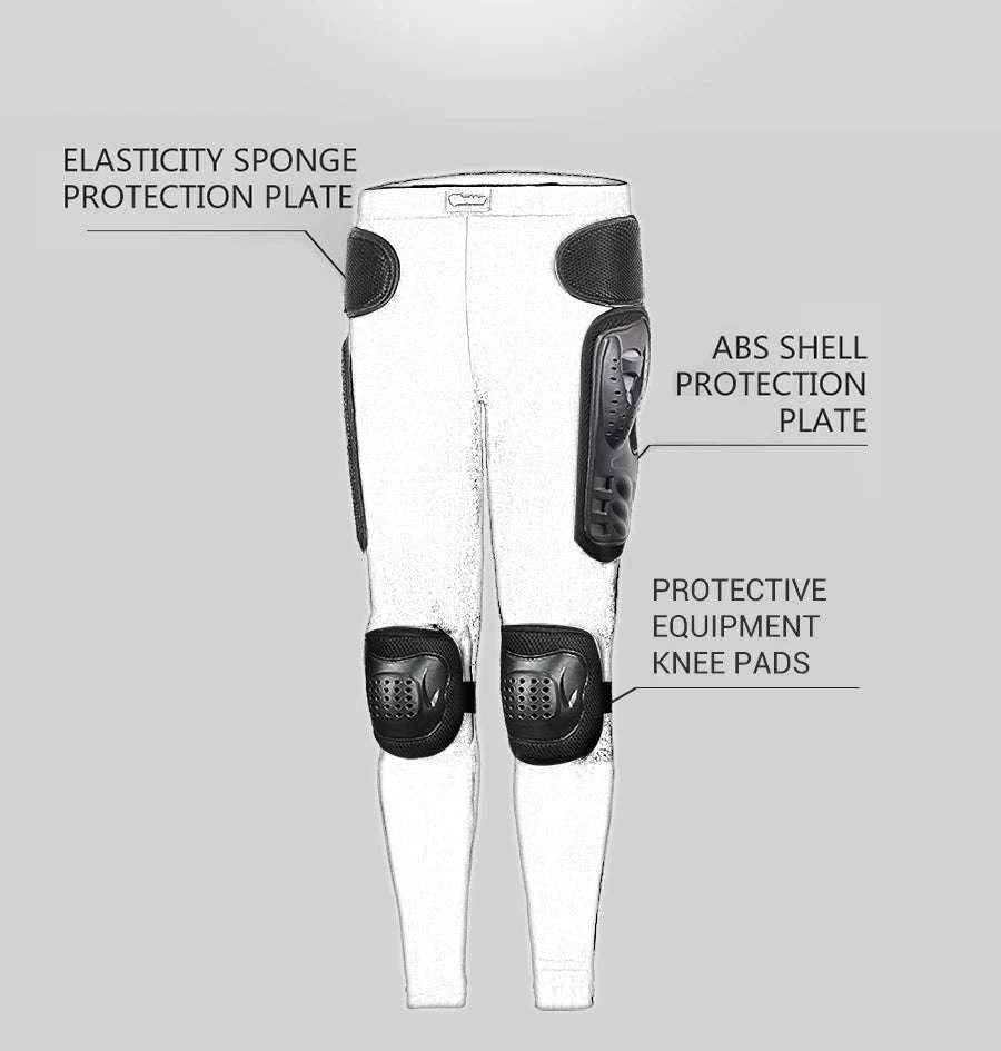 5XL Motorcycle Armor Jacket for Full Body Protection-Long Pants / S