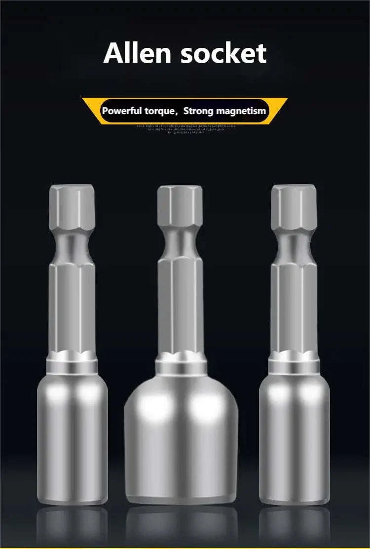 6–13 mm Impact Socket Set Magnetic Nut Driver Kit-6-8-10-13 / CHINA