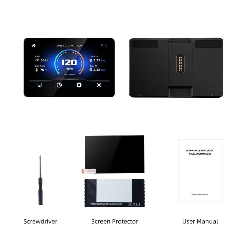 6.2" Motorcycle GPS with Wireless CarPlay & Android Auto for BMW-M13A Pro / China Mainland / None