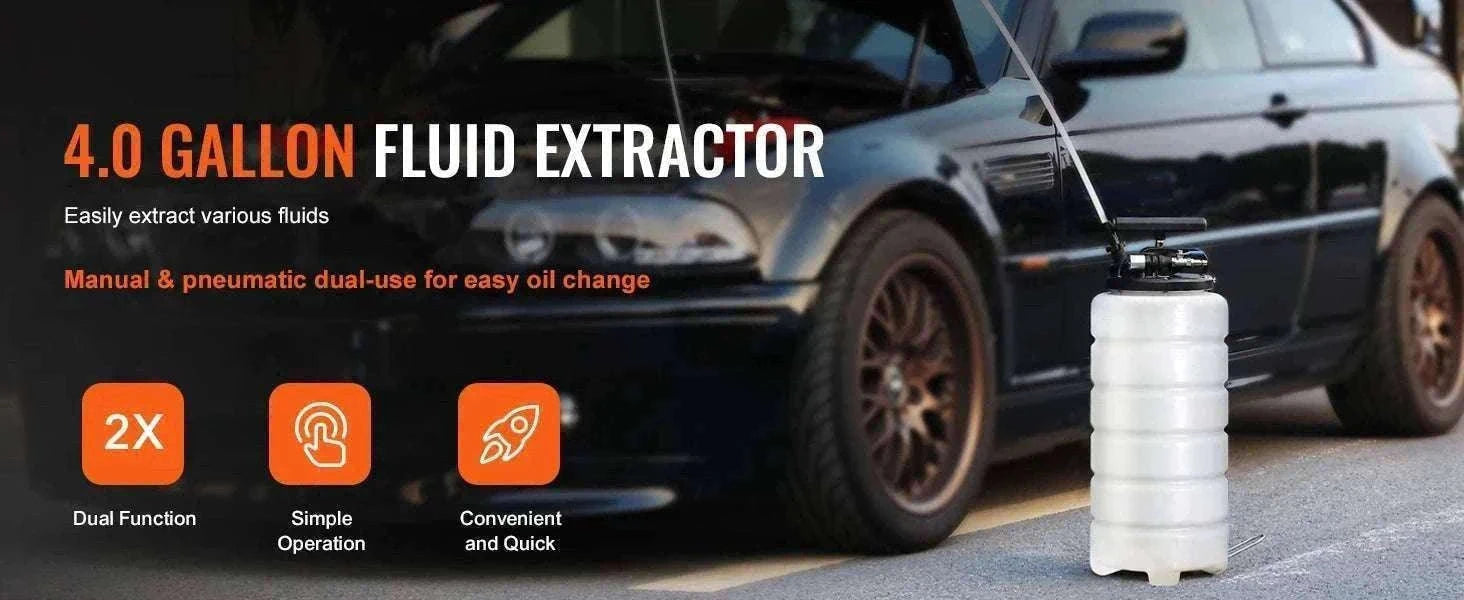 6.5L/15L Pneumatic Fluid Extractor Oil Change Pump Kit-15L / GERMANY