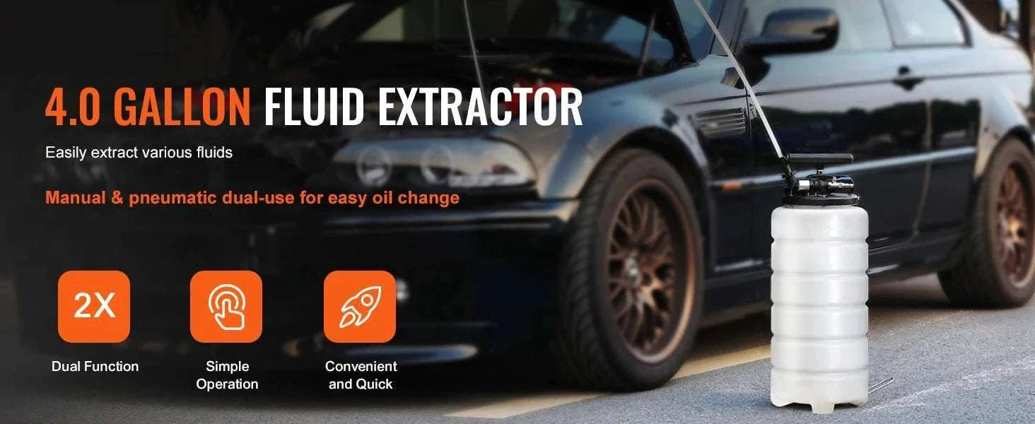 6.5L/15L Pneumatic Fluid Extractor Oil Change Pump Kit-15L / GERMANY