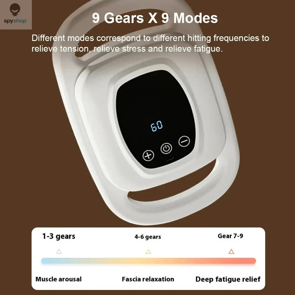 6 Head Massage Gun for Muscle Relief Deep Tissue Percussion for Neck Cervical Spine Full Body