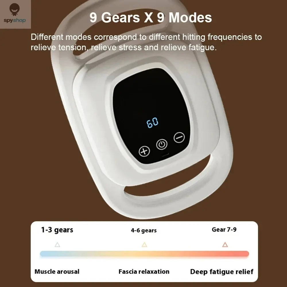 6 Head Massage Gun for Muscle Relief Deep Tissue Percussion for Neck Cervical Spine Full Body