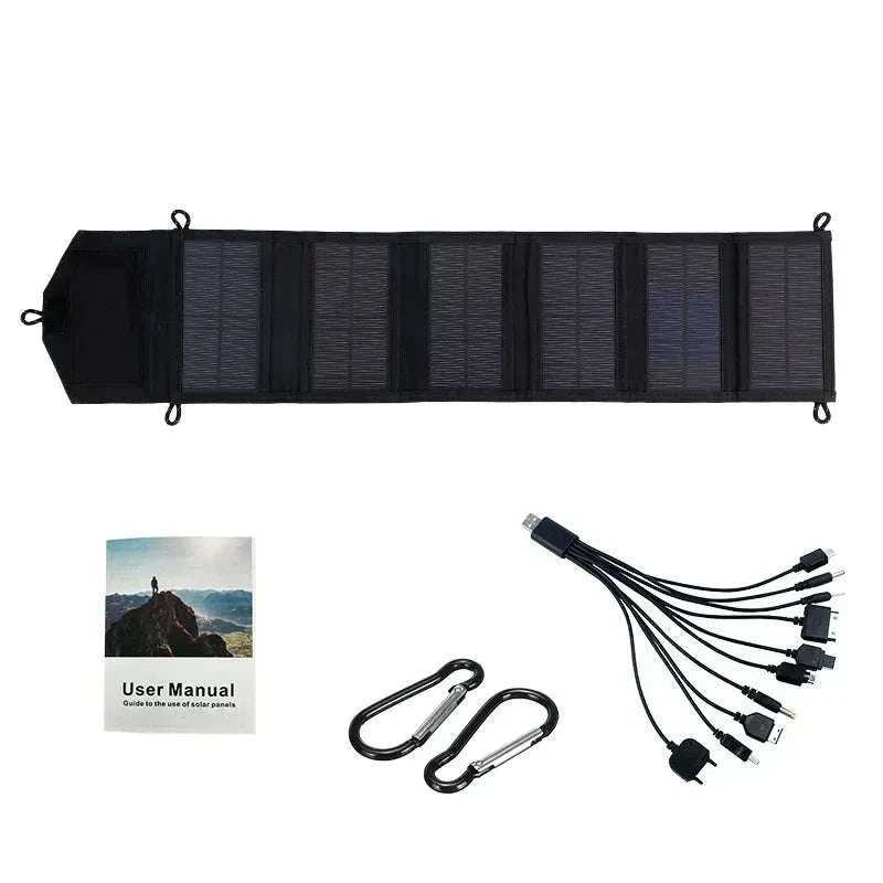 6‑Fold Portable Solar Panel Charger-6-fold solar panel