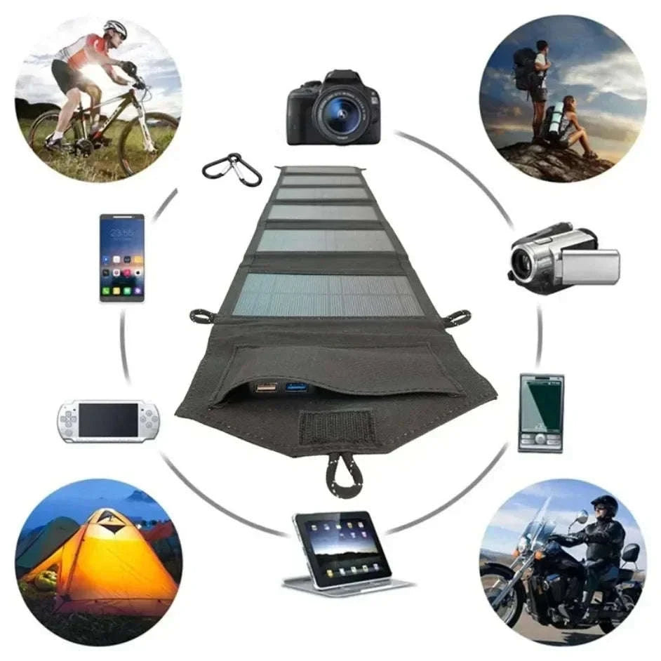 6‑Fold Portable Solar Panel Charger-6-fold solar panel