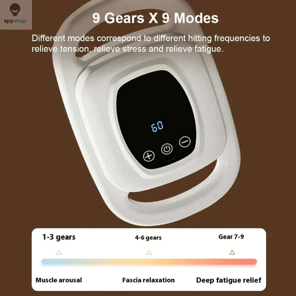 6 Head Massage Gun for Muscle Relief-black