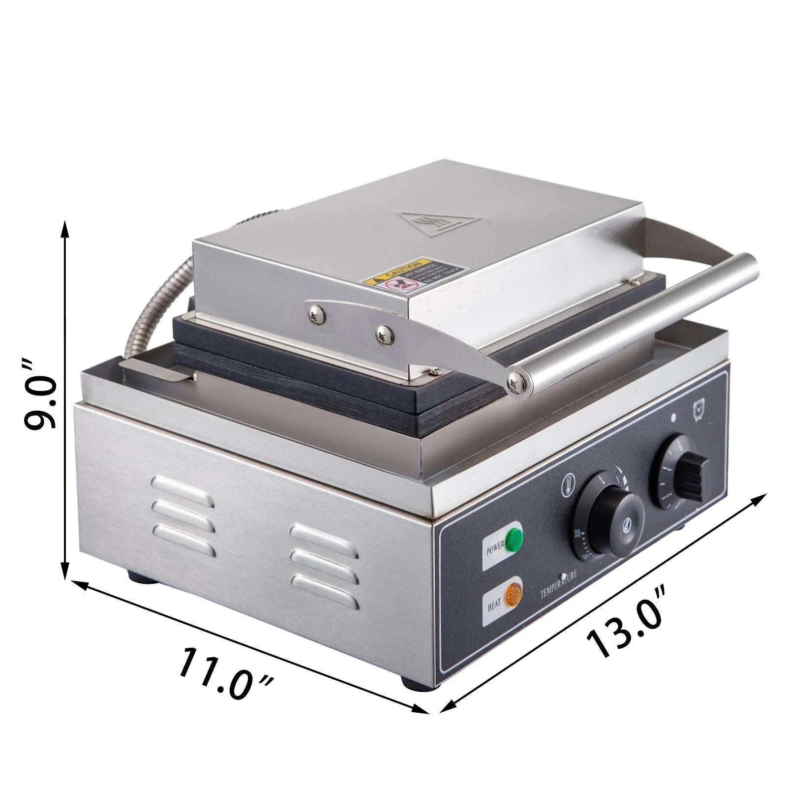 6 Hole Electric Donut Maker Stainless Steel Non-Stick Commercial Appliance-Germany