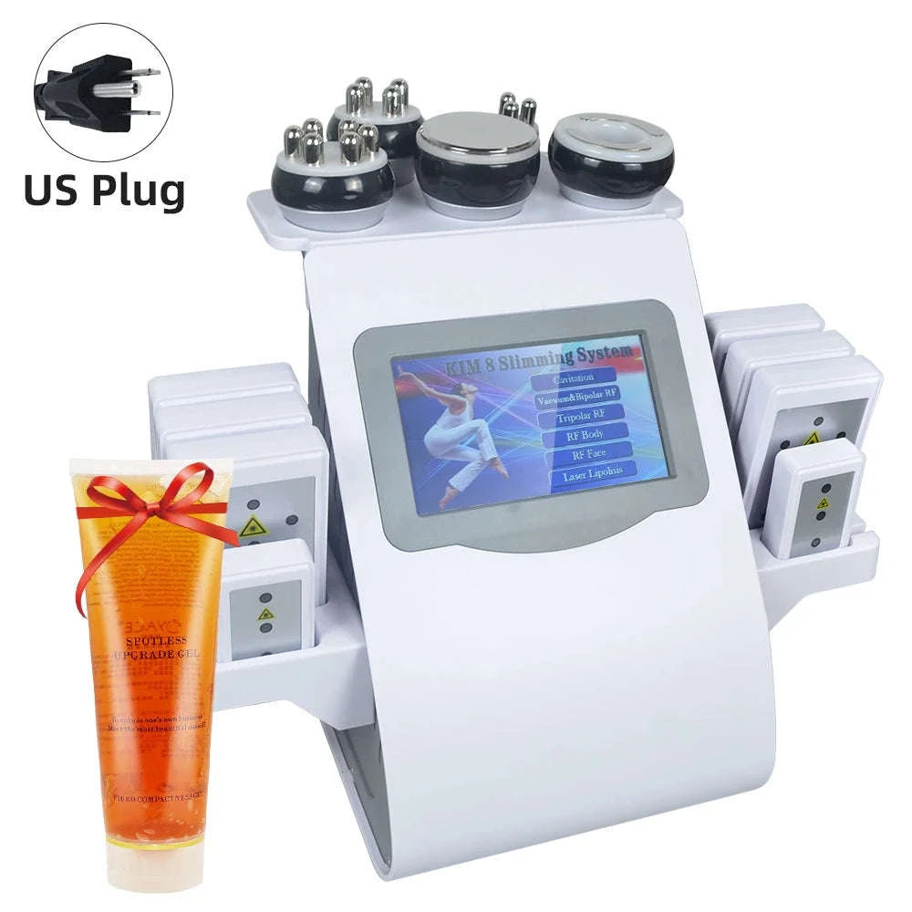 6-in-1 Ultrasonic Cavitation Body Sculpting Machine-US PLUG / United States / 100V-127V US Plug