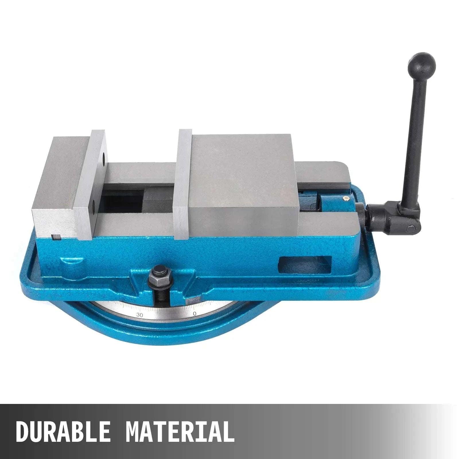 6-Inch Milling Machine Vise with 360° Swivel Base Clamp-United States