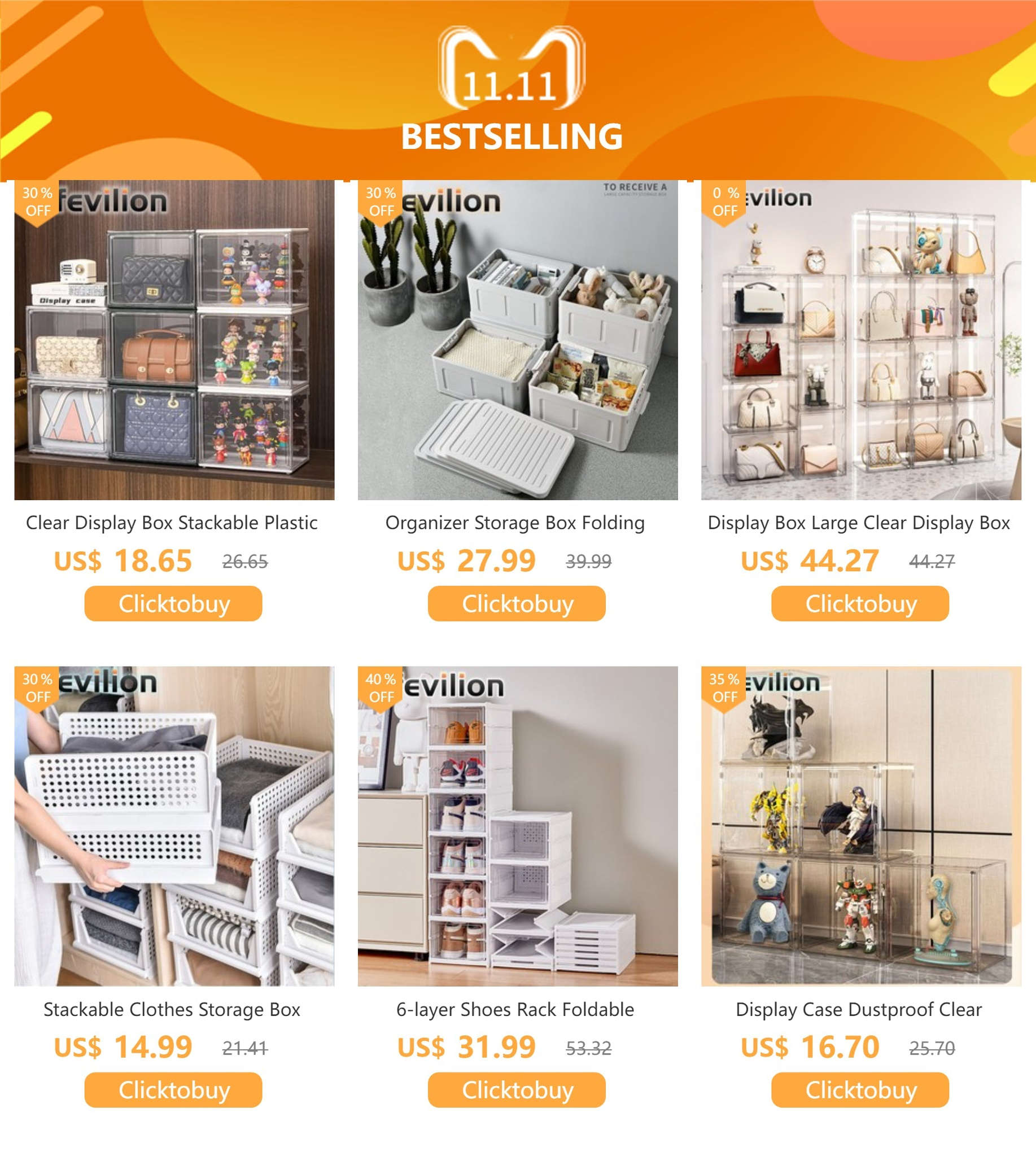 6-Layer Foldable Shoe Organizer Box-3-layer / GERMANY