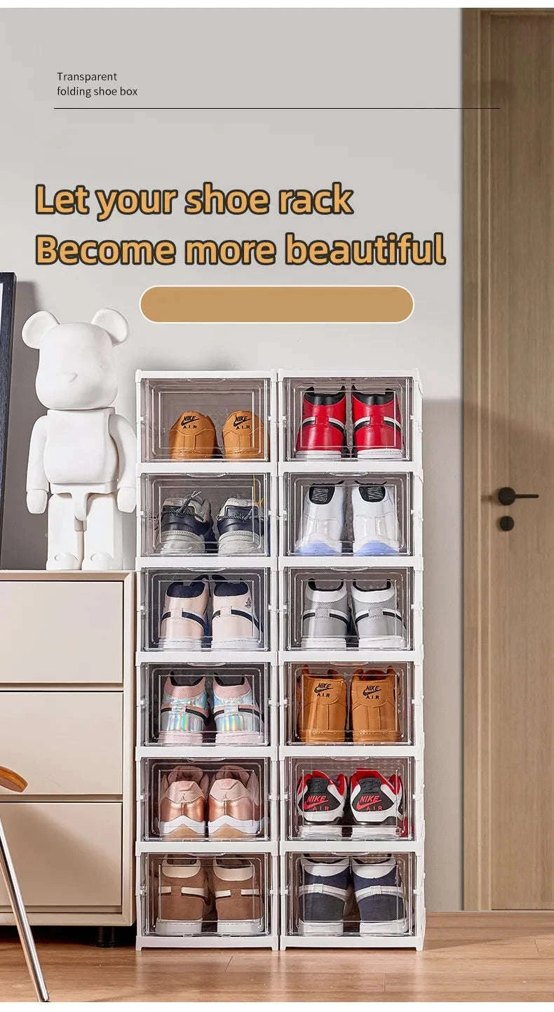 6-Layer Foldable Shoe Organizer Box-3-layer / GERMANY