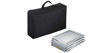 6 Pocket Foldable Literature Rack Stand with Carry Bag-GERMANY