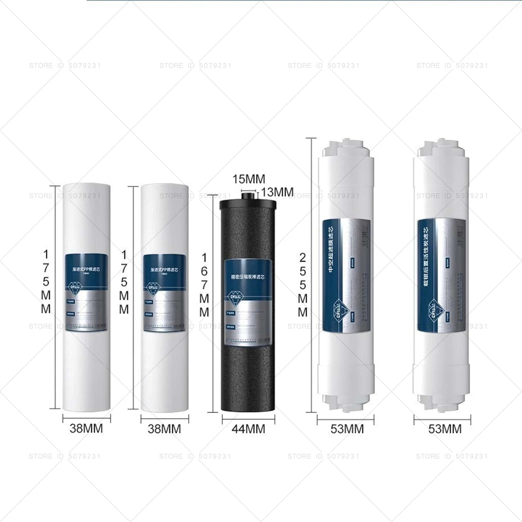 6-Stage Ultrafiltration Water Purifier Non-Electric Kitchen Filter-6STAGE WATERPURIFIER