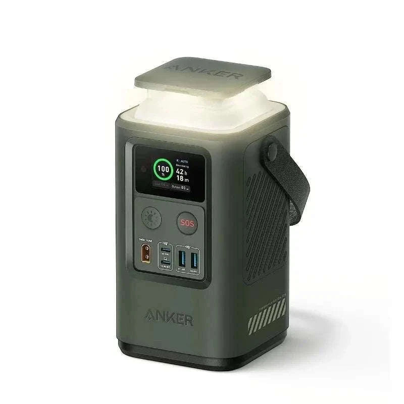 60000mAh Portable Power Bank 192Wh LiFePO4 with Digital Display-Green / China Mainland