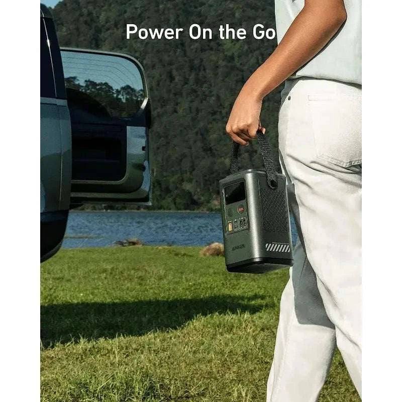 60000mAh Portable Power Bank 192Wh LiFePO4 with Digital Display-Green / China Mainland