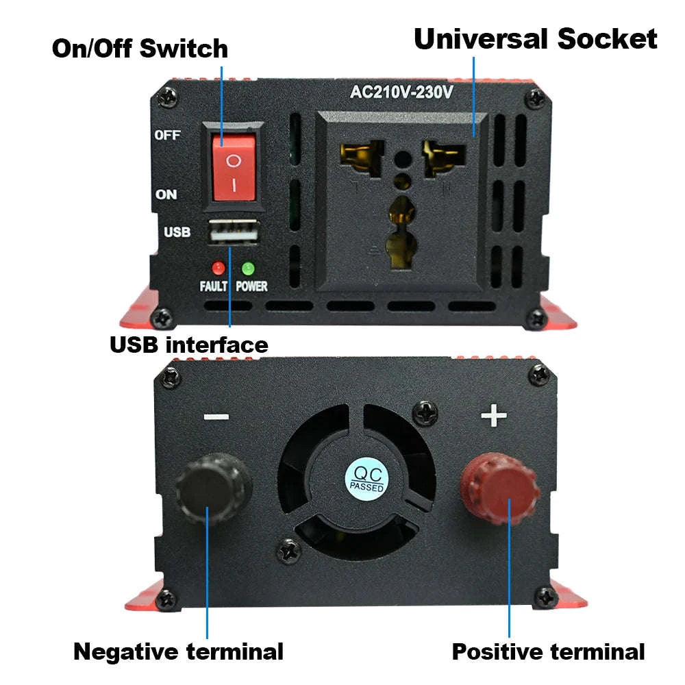 6000W Solar Power Kit with Inverter & 100A Controller for Off-Grid Use-only Inverter 220V