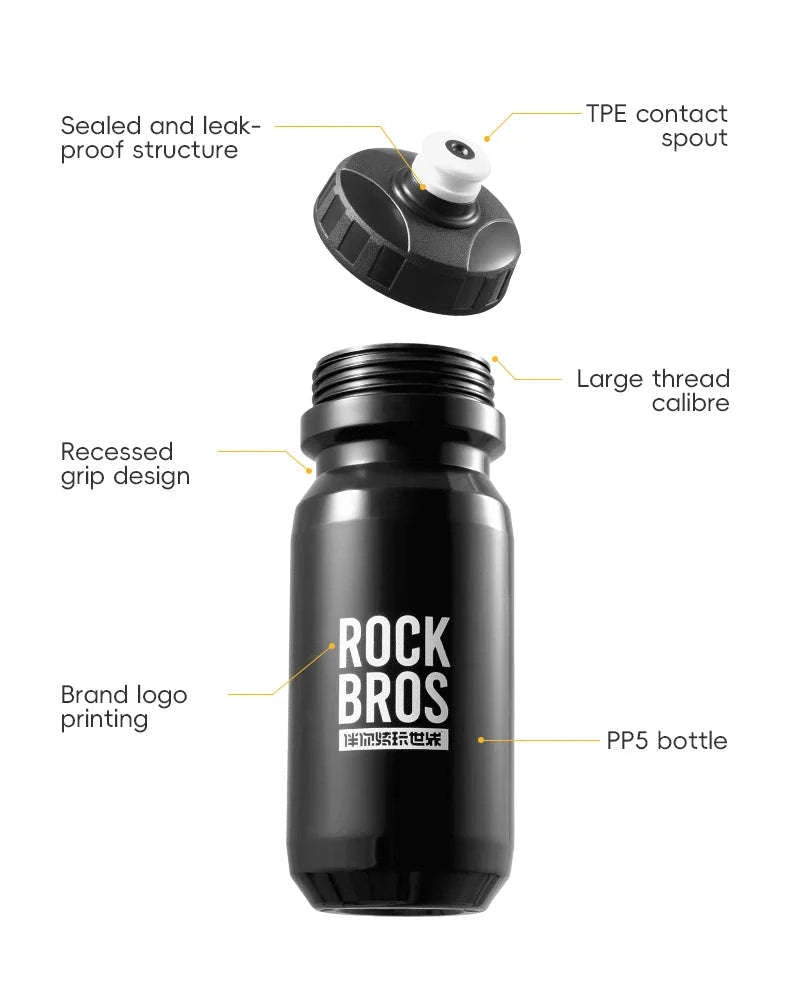 600ML Cycling Water Bottle Squeeze Sports Cup for Bike & Outdoor Use-35210066003