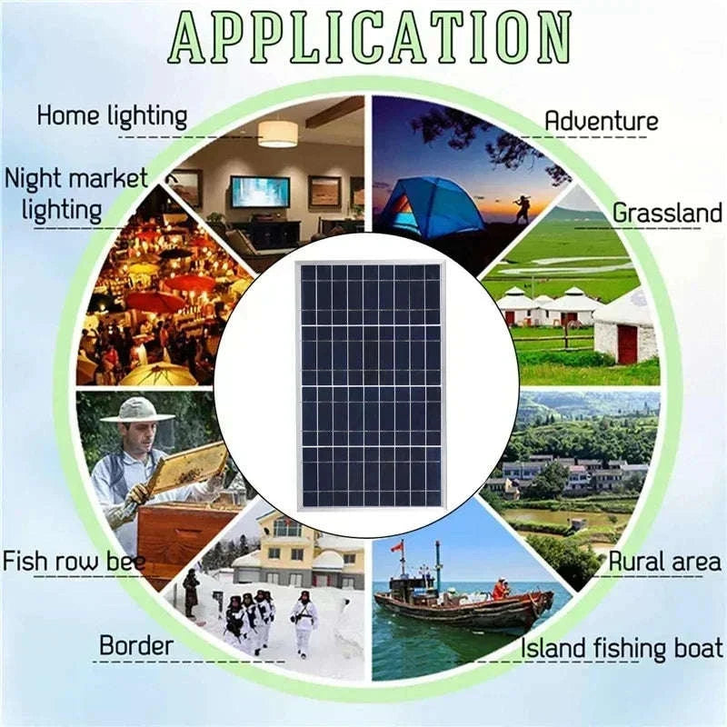 600W 12V Portable Solar Panel-600W 60A controller