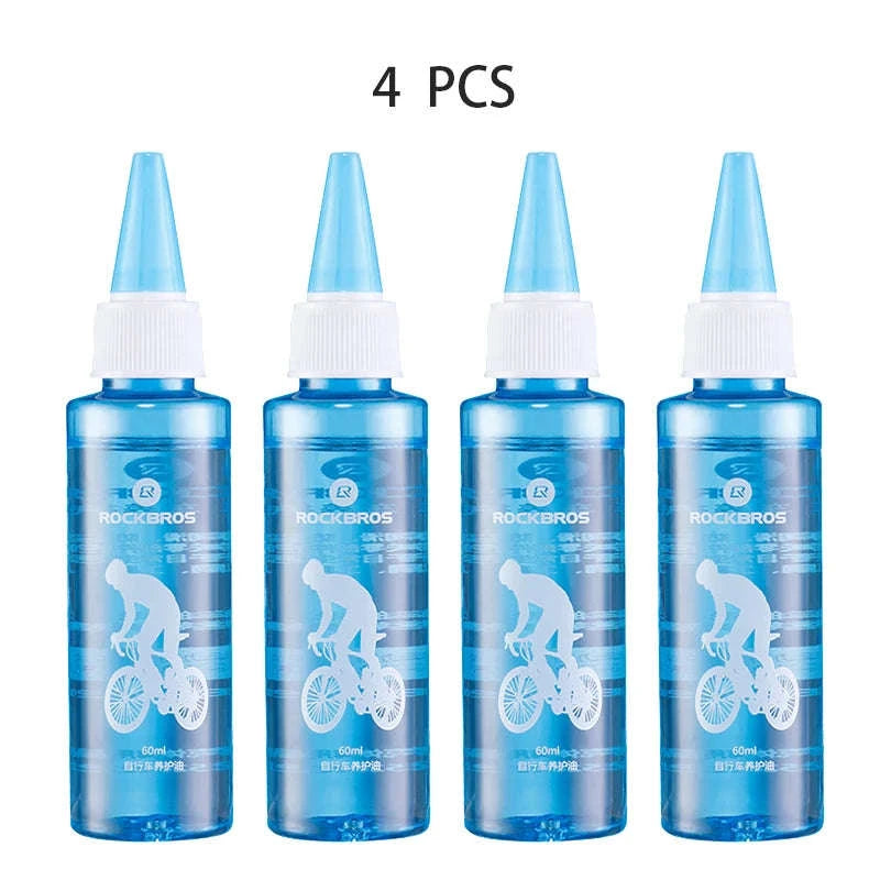 60ML Bicycle Chain Oil for Smooth Riding MTB & Road Bikes-5 PCS