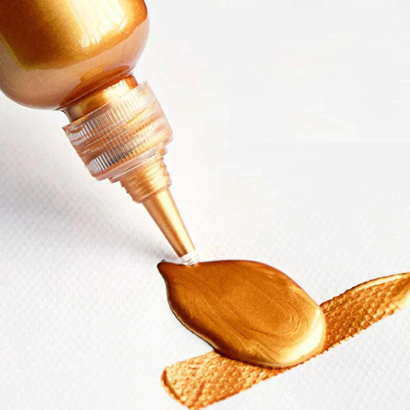 60ml Gold Metallic Acrylic Paint for DIY Projects-Green