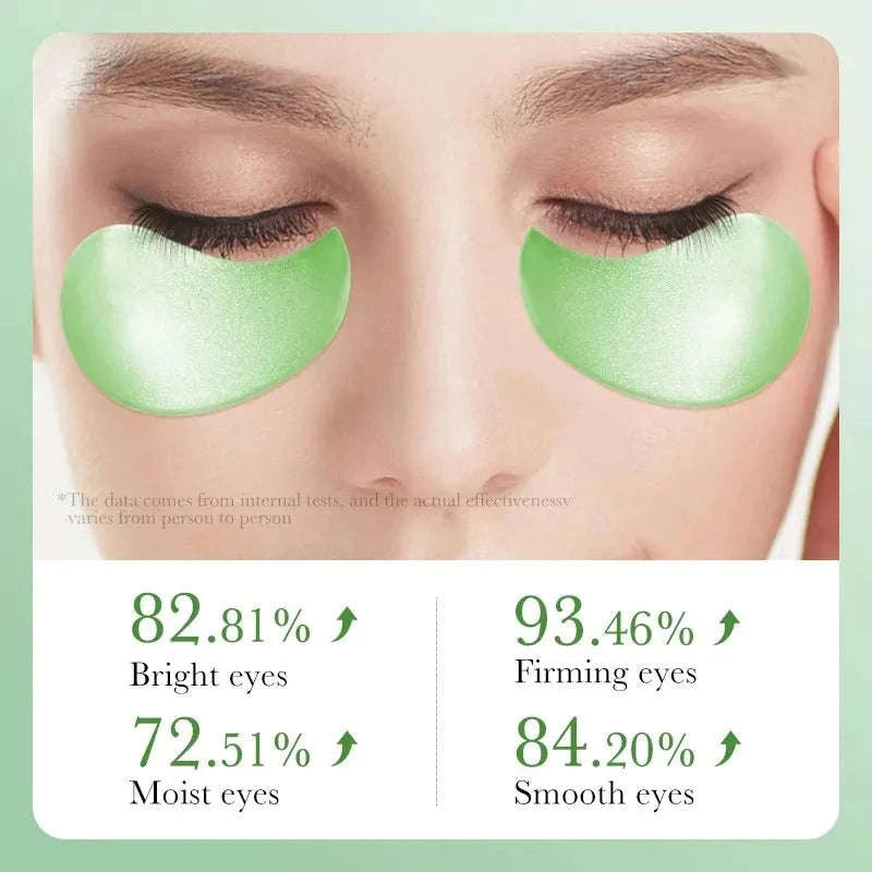 60pcs Aloe Vera Collagen Gel Masks for Hydrating Eye Skin-Default Title