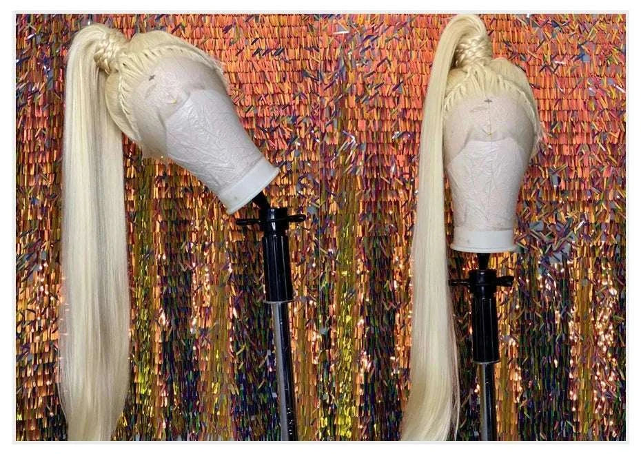 613 Honey Blonde Straight Lace Front Human Hair Wig (13x4, 13x6, 360 HD)-360 HD Frontal Wig / 42inches / 200 Density|United States