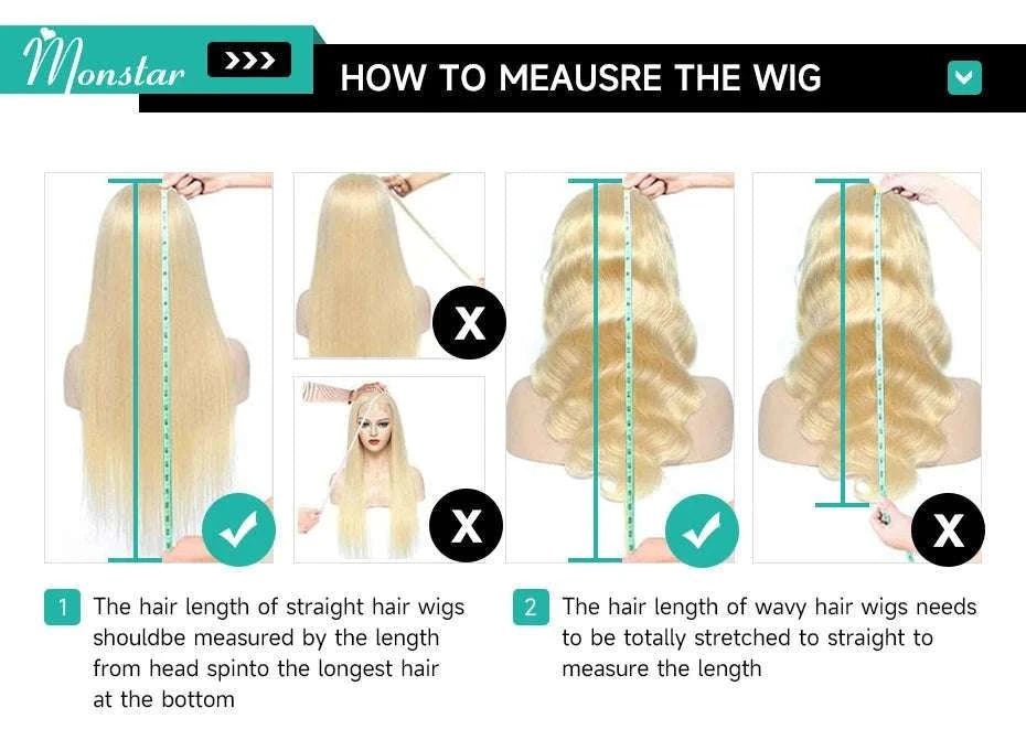 613 Honey Blonde Straight Lace Front Human Hair Wig (13x4, 13x6, 360 HD)-
