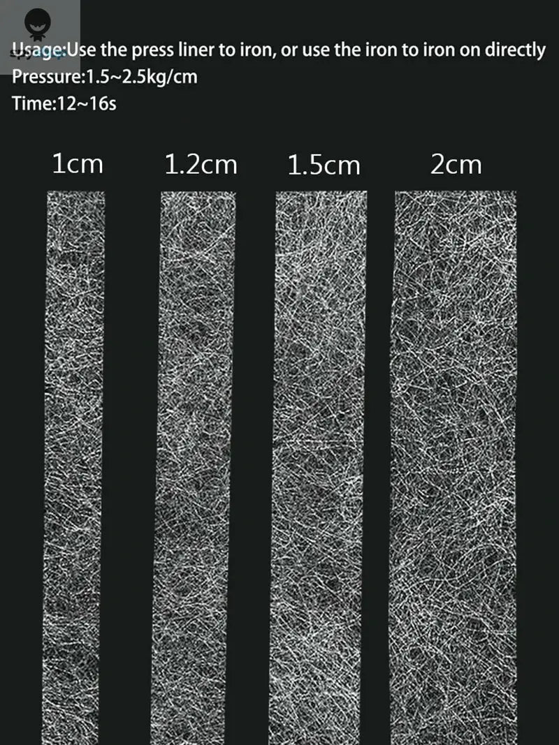 64M Roll Non-woven Double-side Interlining Adhesive Fabric Cloth Apparel Iron On Hem Tape Edge Shorten Pants DIY Sewing Tool Spy-shop.com